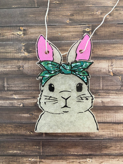 Bunny Rabbit with Bow St. Patrick Freshie