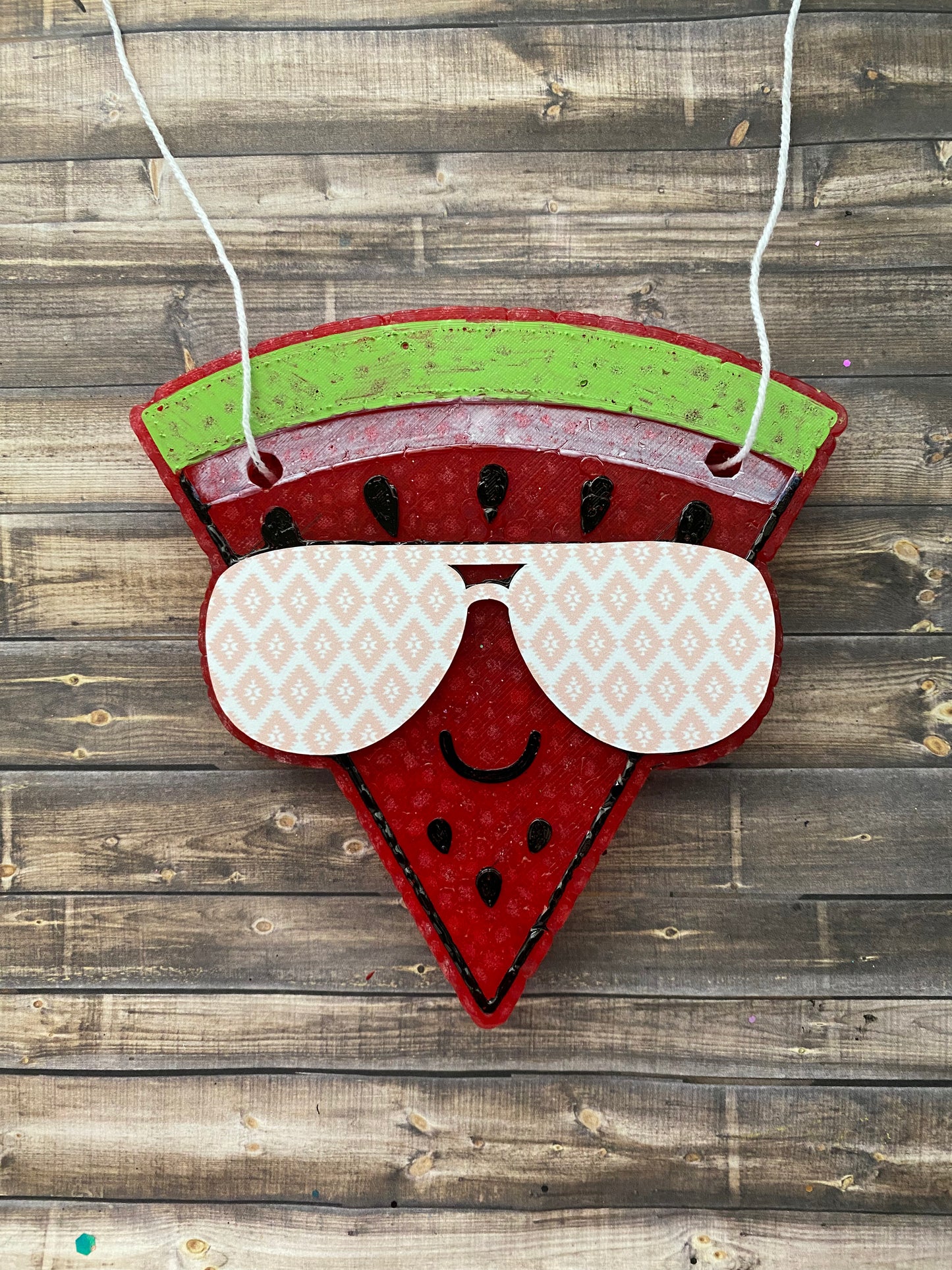 Watermelon Pattern Glasses Freshie