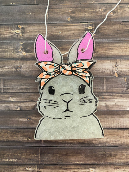 Bunny Rabbit with Easter Bow Freshie