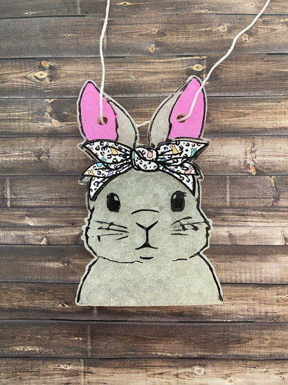 Bunny Rabbit with Easter Bow Freshie