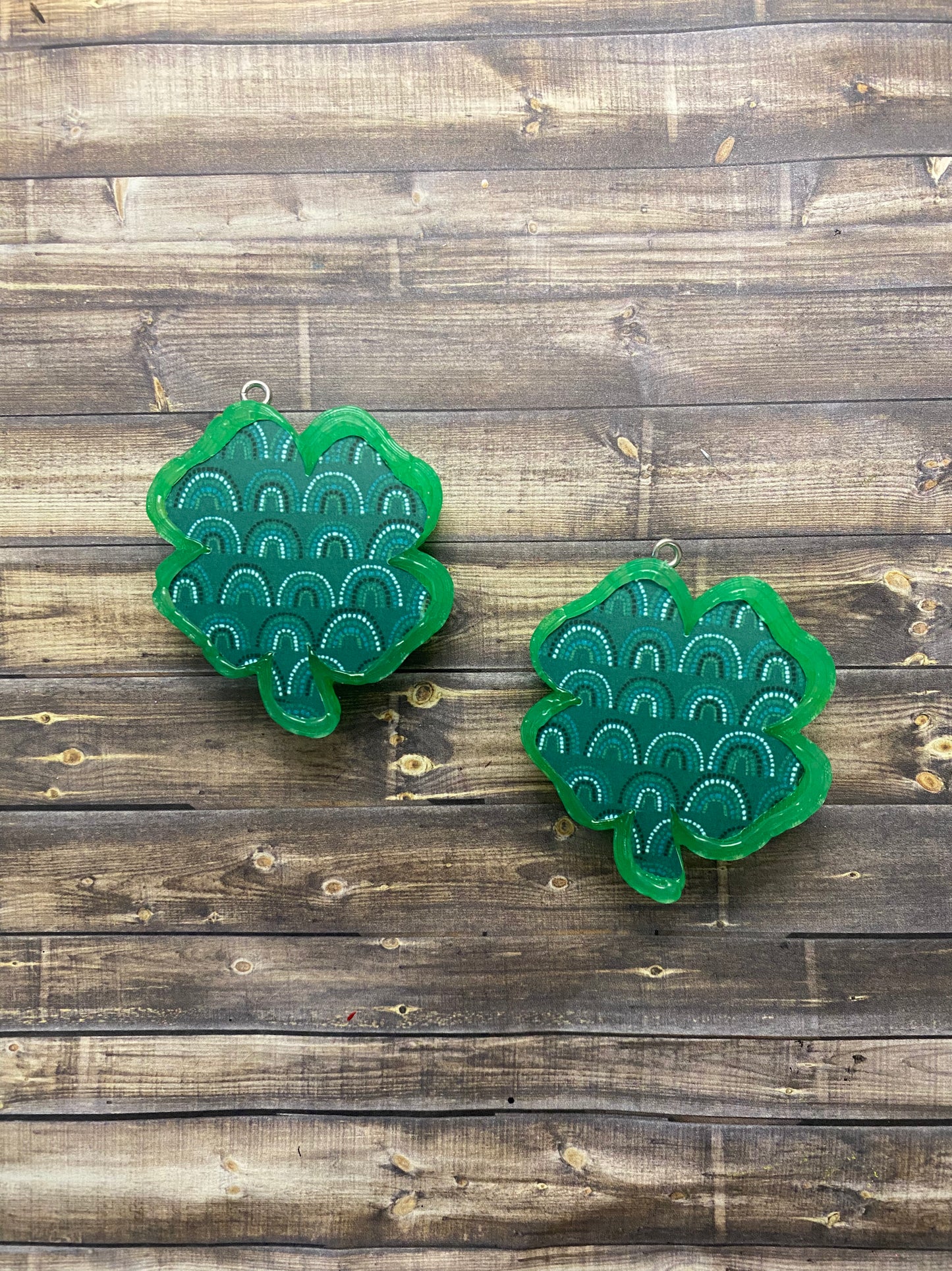 Patterned St. Patrick Vent Clip Freshie