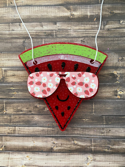 Watermelon Pattern Glasses Freshie