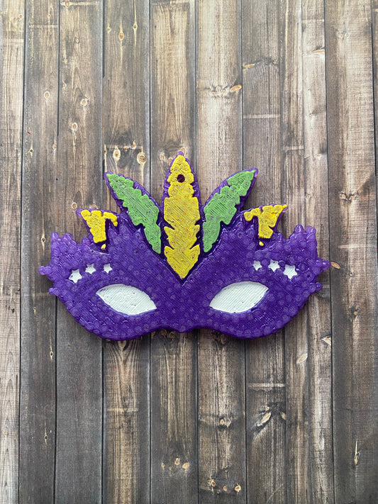 Mardi Gras Mask Freshie