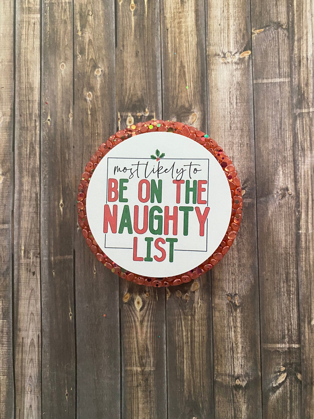 Naughty List Christmas Freshie